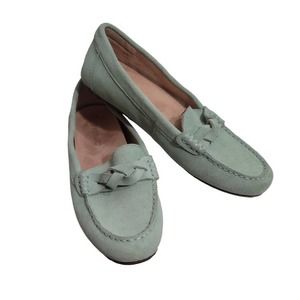 Vionic Montara Mint Green Suede Slip On Loafer Sz 7